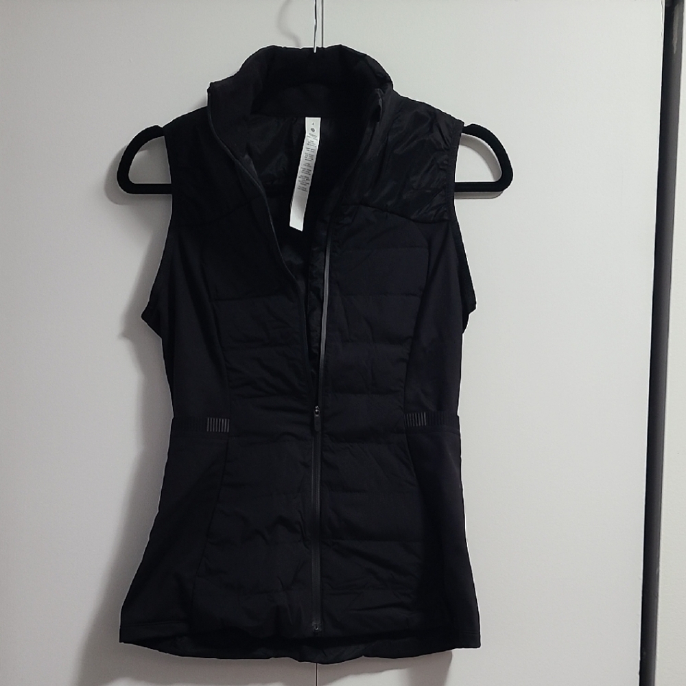 Lululemon Athletica Black Quilted Vest